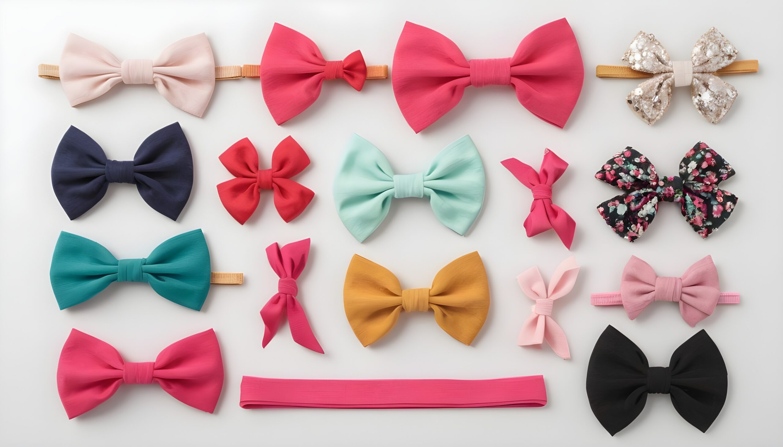 Headbands bows and barrettes